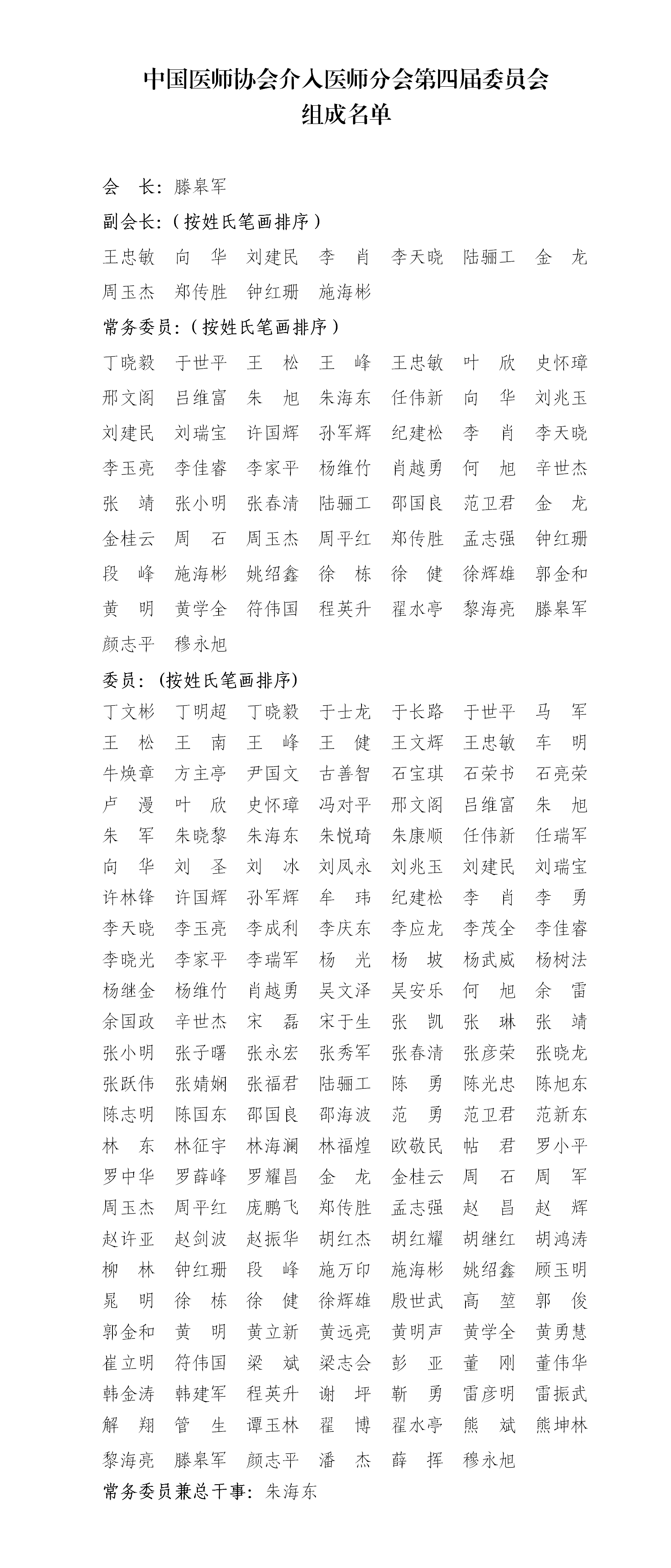 中国医师协会介入医师分会第四届委员会组成名单（挂网）_01.png